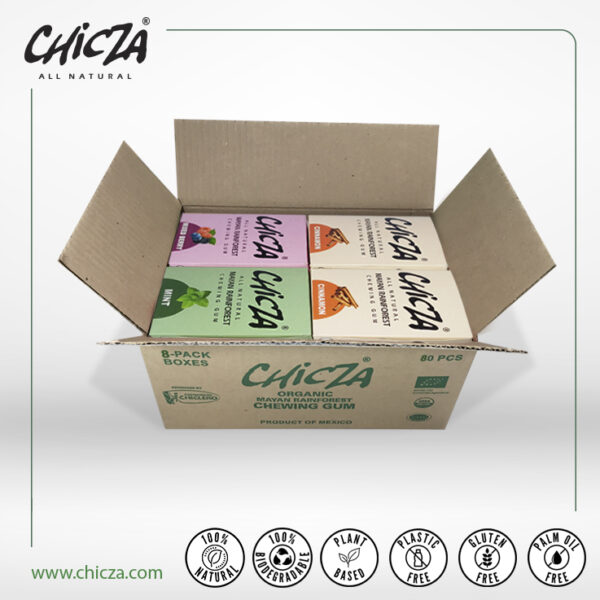 Caja corrugada 15 gramos 8 ten pack All Natural combinado