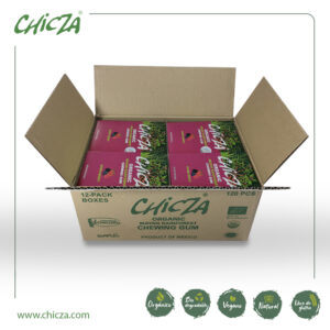 Caja corrugada sabor moras 30gr.