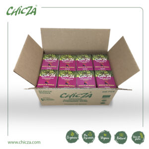 Caja corrugada sabor moras 15gr.