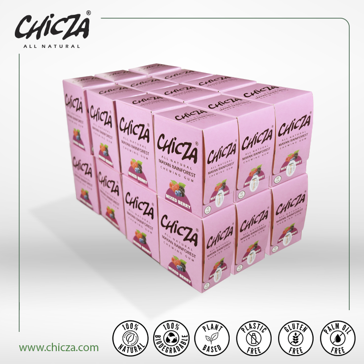 Caja corrugada sabor mezcla de moras 15 gramos All Natural