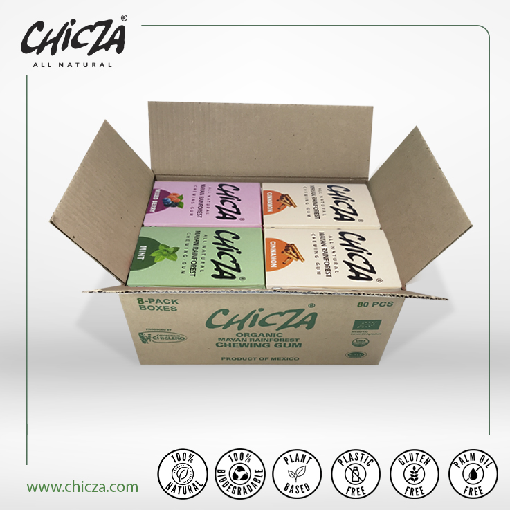 Caja corrugada 15 gramos 8 ten pack All Natural combinado